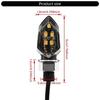 Bright LED Motorcycle Turn Signal Lights Waterproof ABS Housing Easy Installation 12V 1W For Most Models