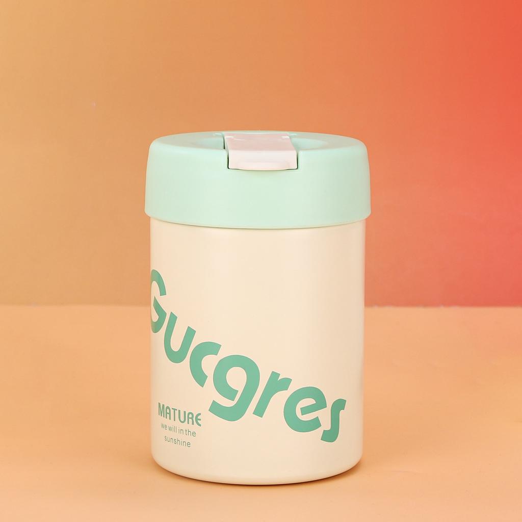 New Stainless Steel Straight Drink Ton Ton Cup Mini Car Portable Thermos Cup High Appearance Level Girl Sippy Cup