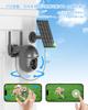 Upgraded 5MP Solar Panel Outdoor Solar Wireless Security 5MP No Power Wide Angle Solar Color Night Vision Sensor Alexa Infrared Night PIR Human Voice