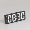 LED Electronic Mirror Alarm Clock - Sound Control Temperature Display, Desktop Digital Decor Clock