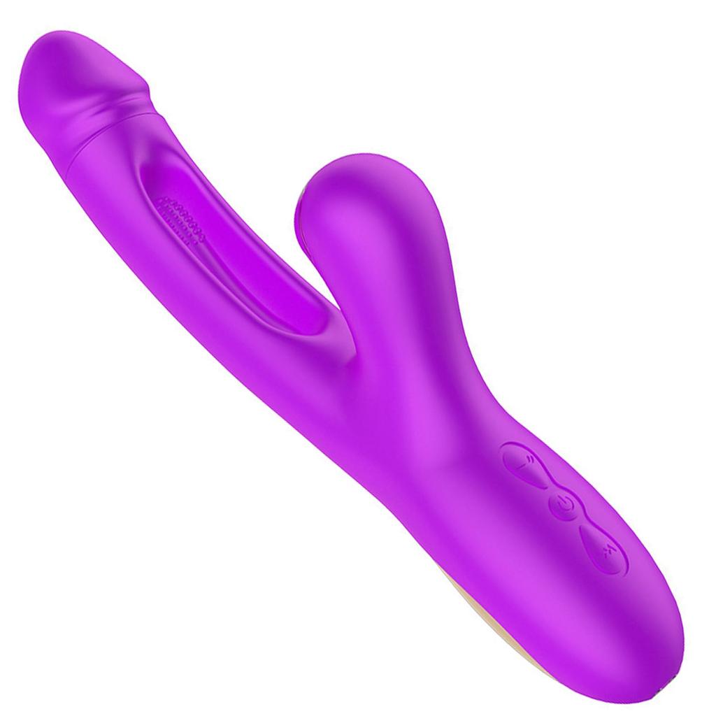 Kvinnor Clitoral Slap Vibrator Dildo Vagina Klitoris Klitoral Stimulator Vibrator G-punktsstimulator Kanin Vibrator Sexleksaker för kvinnor Vuxenprodukter