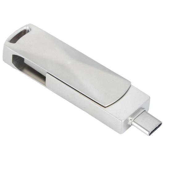 

USB-флеш-накопитель OTG 2-в-1, 512 ГБ, USB 2, USB-C, флэш-накопитель, металлический USB-диск, флэш-накопитель