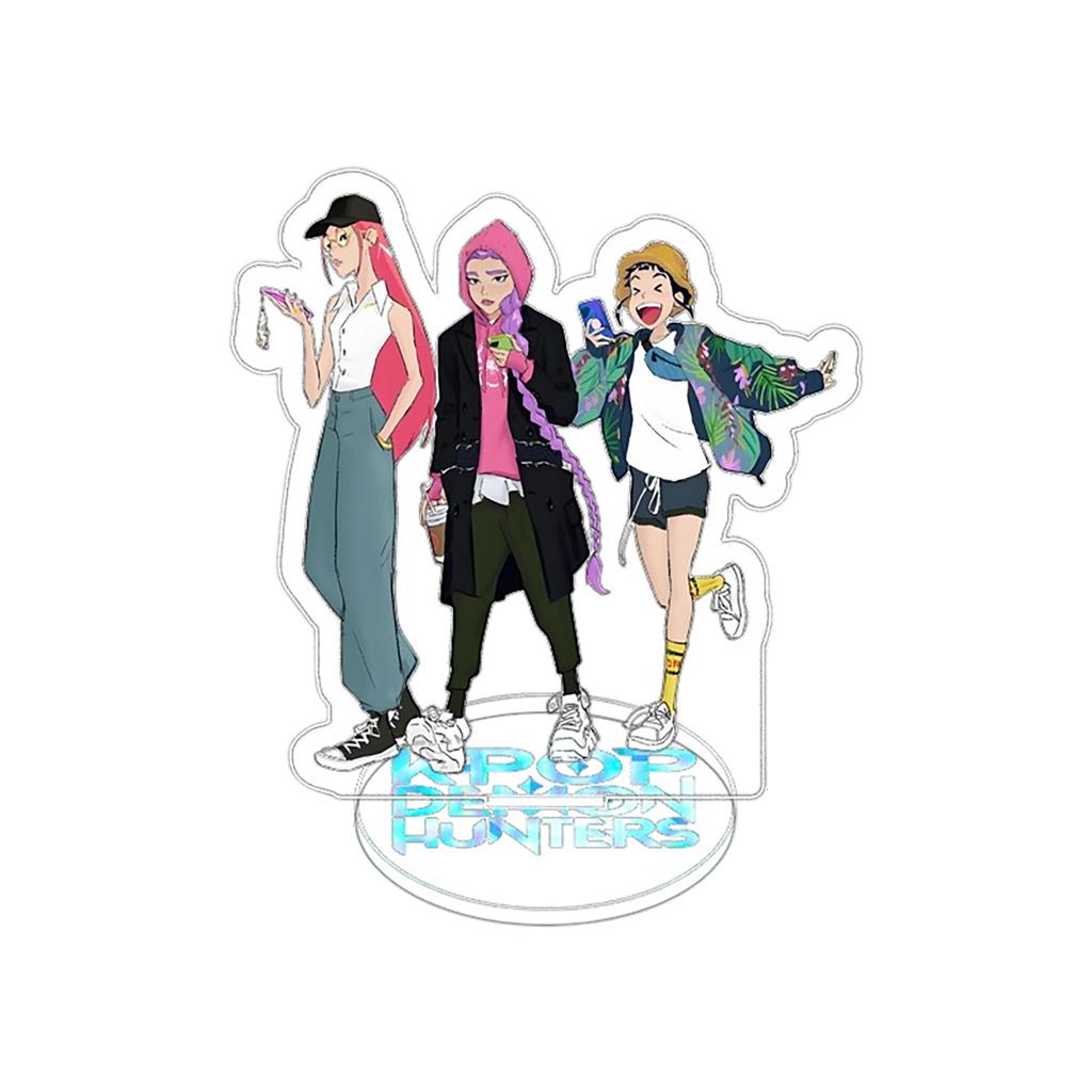 Blue Cat Transparent Double-Sided Acrylic Desktop Ornament