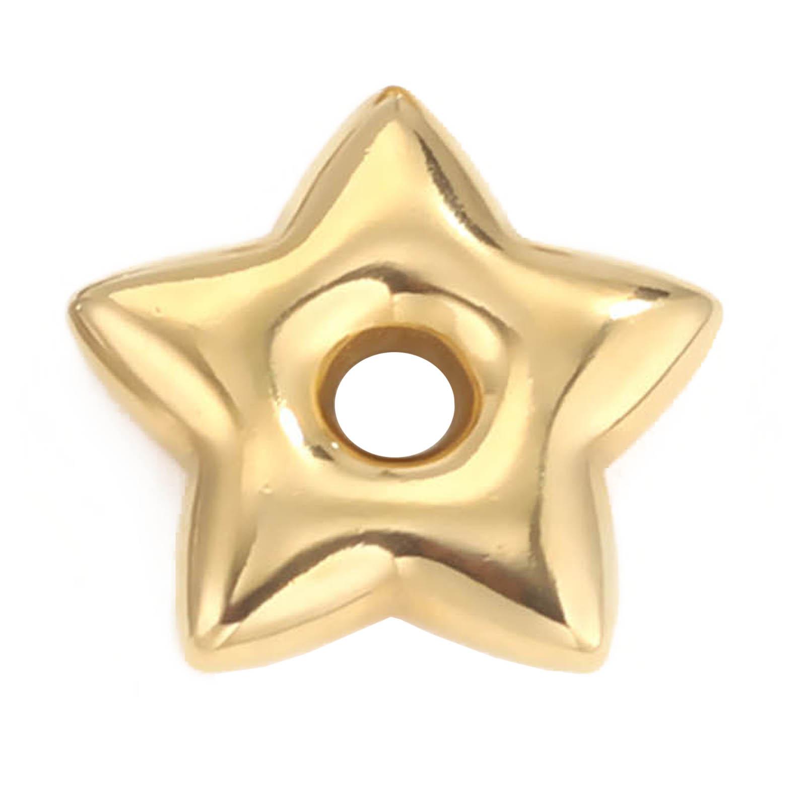 

Подвеска-разделитель из нержавеющей стали Сердце Звезда Шарм для изготовления ювелирных изделий Фурнитура DIY Серьги Ожерелья Брелок Поделки 2 золотой