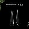140 Peças/Caixa Moldes de Garra de Dragão Mecânica Para Extensão de Unhas com Gel Poly Moldes para Unhas de Extensão para Construção de Manicure em Gel