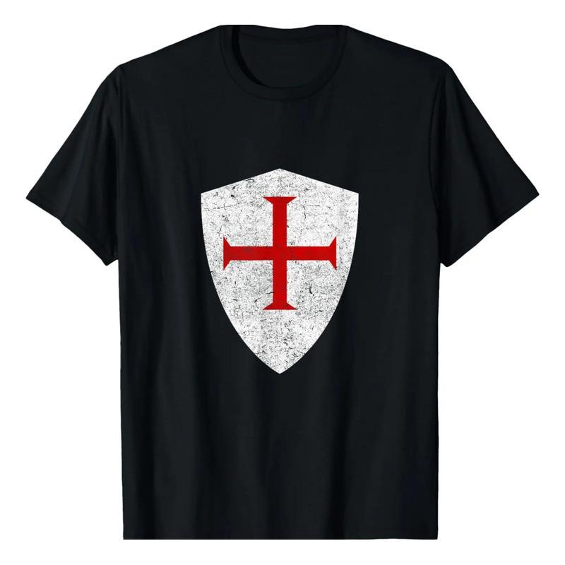 Camiseta Con Forma De Cruz Con Escudo Templario De Los Cabal S