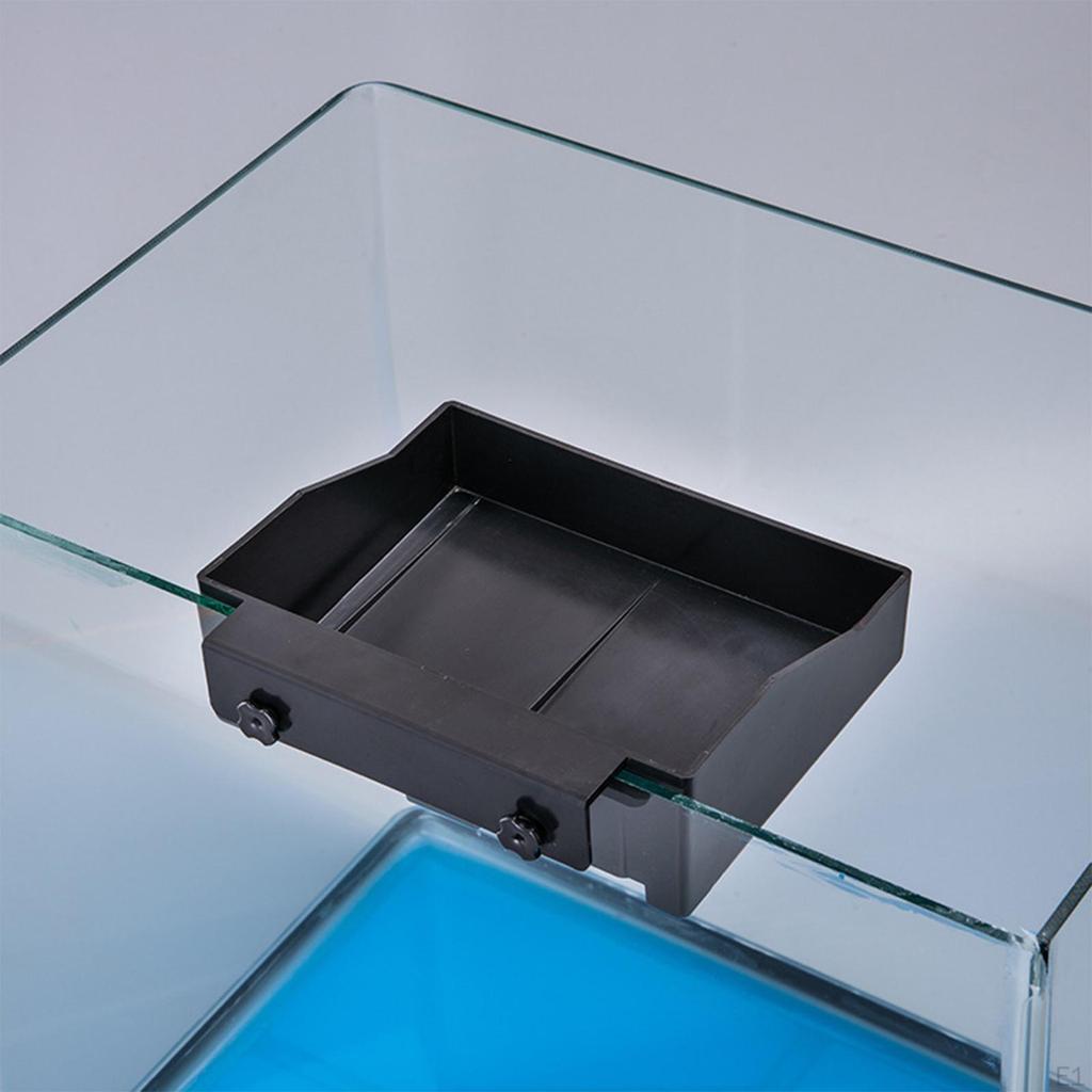Overflow Box for Aquariums Hang On Filter 2 Tier External DIY Water Flow Accessory Filtration