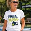 Pickleball Therapy Shirt, Funny Pickleball Tee, Pickleball Lover Gift, Sporty Graphic T Shirt