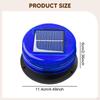 Solar Strobe Light for Car Warning Marine Trucks Crane Tower