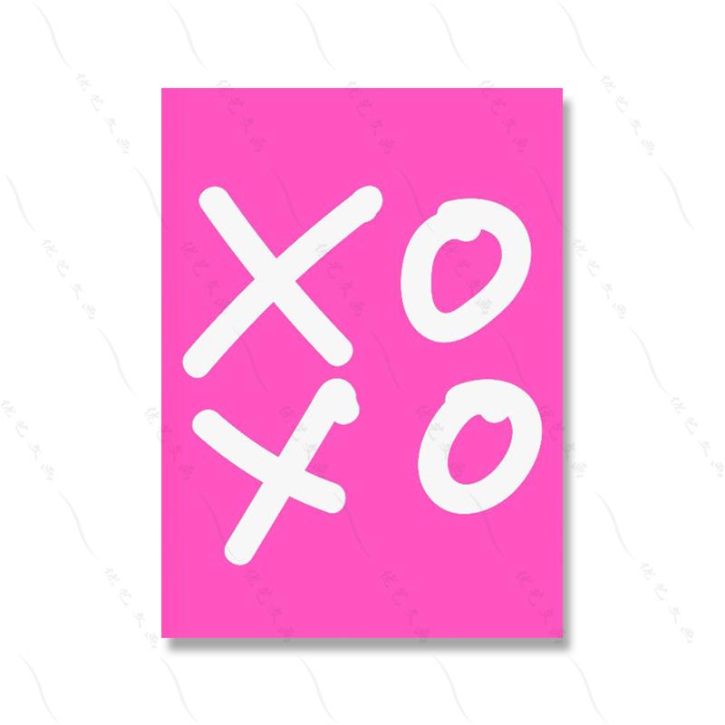 Pink Trendy Retro Wall Art Poker Y2k Poster Print Aesthetic Lucky You Funny Art Minimalist Canvas Painting Girl Room Home Decor