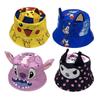 Sombrero de Pescador Pikachu para Niños con Estampado de Dibujos Animados Para Protección Solar y Estilo Azul