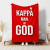 1pc Blanket Kappa Alpha Psi logo Print Design, Lightweight Blanket for Sofa, Bed- Soft &Warm, Gift for All Seasons like Christmas, Halloween