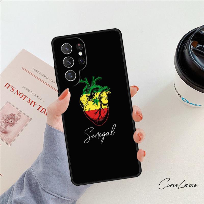 Senegal Flag phone case For Samsung Galaxy S24 S25 S23 S22 Ultra Note 10 20 Plus S20 S21 FE Cover