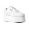 Reebok Gigi Hadid X Reebok Classic Leather Triple Thick Sole Casual Skateboarding Shoes White Women's DV4110