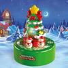 Christmas Toys Christmas Party Music Box Rotating Snowman Toy Ornament Chain Toy Children's Adult Music Box