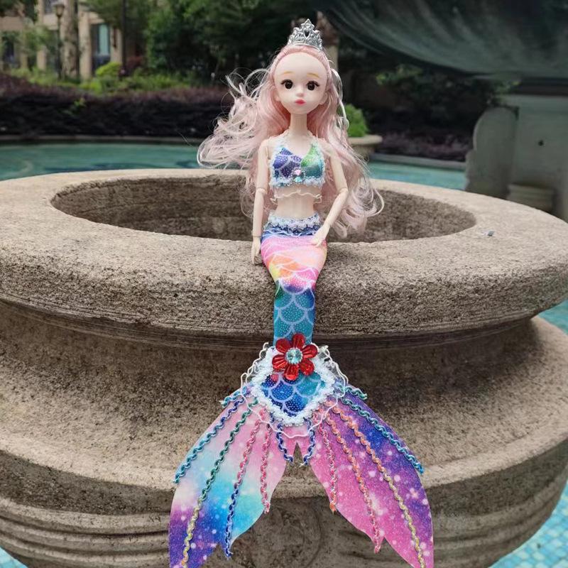45cm Avtakbar Utklednings Stor Hale Havfrue Dukke Jentedukke Gave Leketøy for Barn