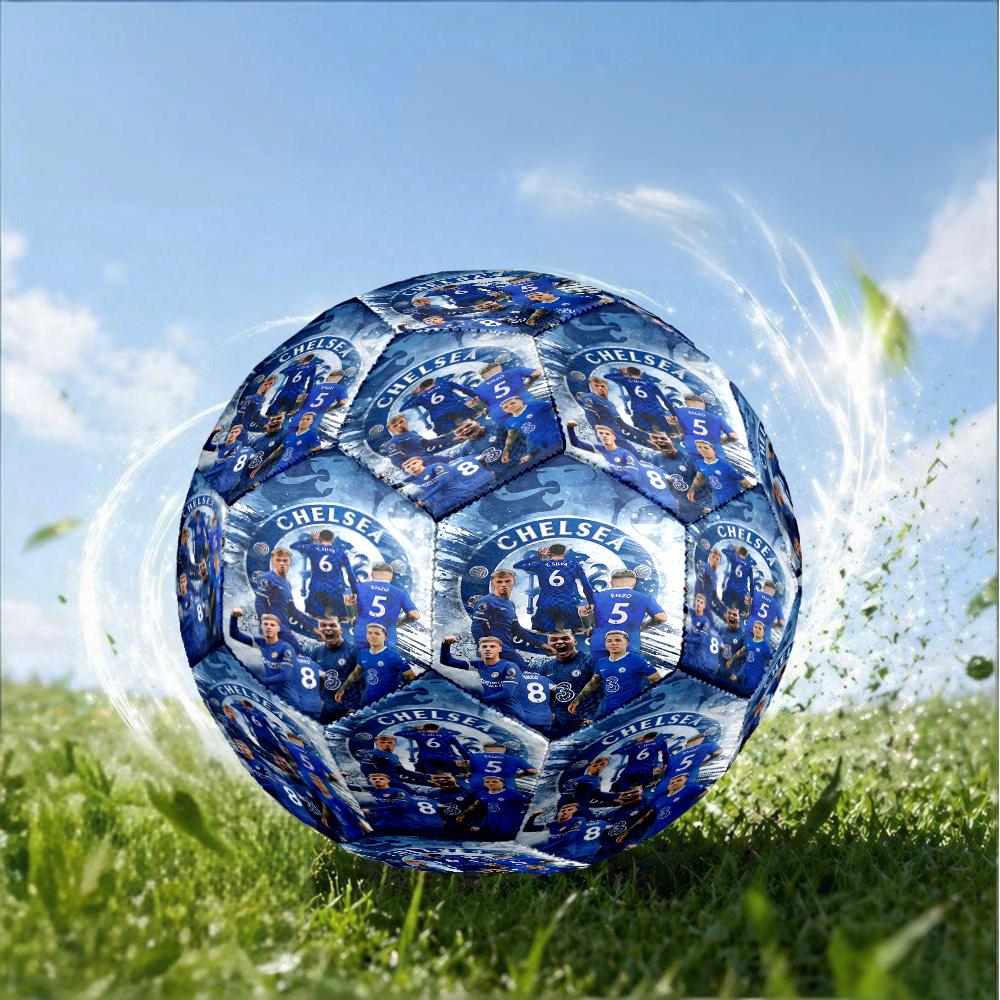 Chel-sea Fc Printed Size 5 Soccer Balls, High-Quality, Anti-Slip, Protective Football, A Unique Gift , Birthdays, Christmas Gifts