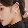 New Elegant French Baroque Pearl Earrings Korean Fashion Jewelry For Woman Girls Exquisite Unusual Accessories