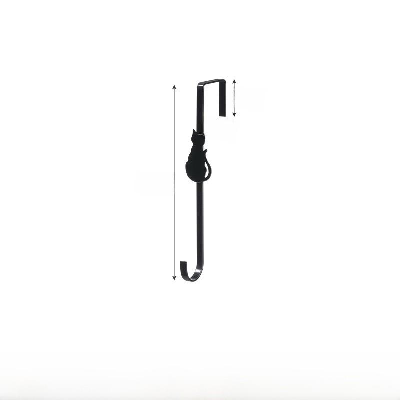 Iron Hooks Door No Drill For Cabinet Bathroom Storage Home Tool Organization