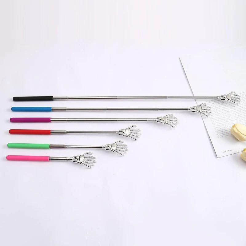 1pcs Ghost Hand Stainless Steel Scalable Old Man's Happy Scratcher No Need for People Back Scratcher Itching