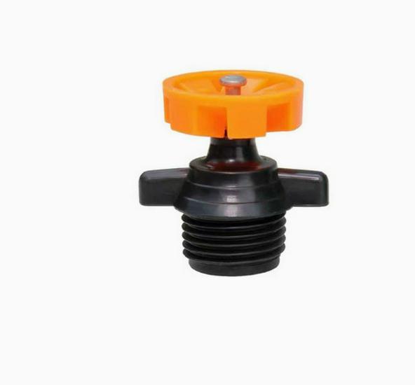 Пластиковая 4-точечная садовая дождевальная головка открытого потока для полива и распыления