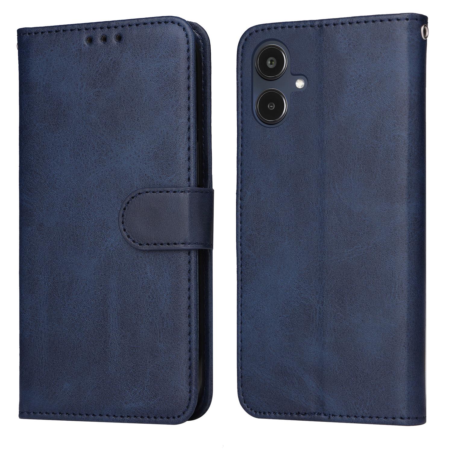 

For Samsung Galaxy A25e Case Wallet PU Leather Folio Flip Phone Cover Blue