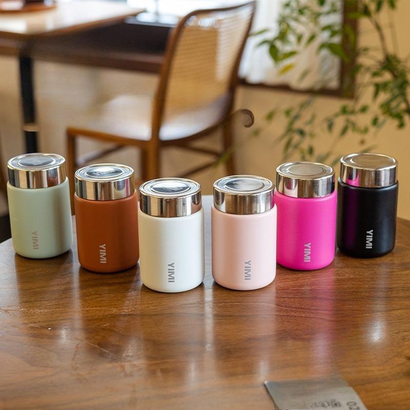 Mini Insulated Cup for Girls, Simple, Compact, Convenient, Stainless Steel Portable Coffee Cup, Household Kitchen Supplies