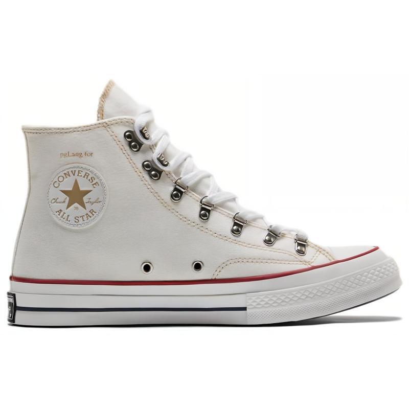 pgLang X Converse Chuck Taylor All Star 70 Functional Style High-Top Canvas Shoes Unisex White