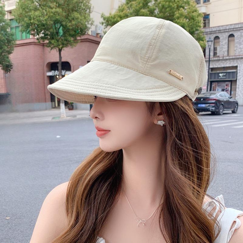 Ruth Same Bucket Hat Women's Summer Big Brim Face Protection Sun Protection UV Protection Fashion Versatile New Sun Hat