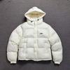 Unisex Oversized Hooded Cotton Puffer Jacket Winter Warm Streetwear Coat Teens Adults