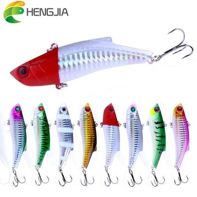 1pc HENGJIA Plastic Big Game VIB with Lead Inside Fishing Lures Set Wobbler Fishing Tackle 27g