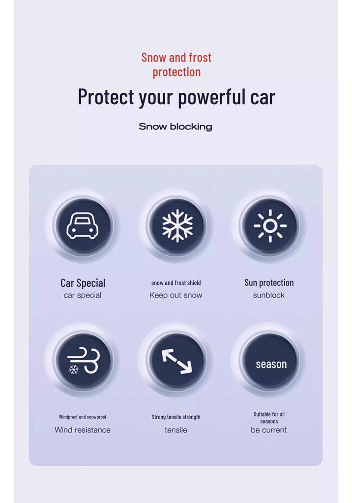 Thickened Winter Car Cover: Sun, Rain, Dust, and Snow Protection