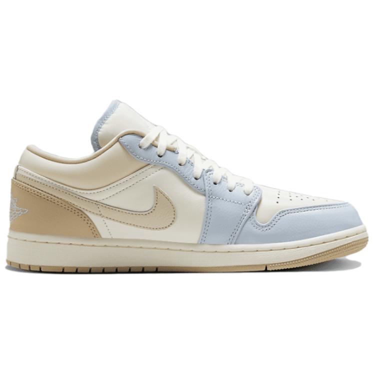 Jordan Air  1 Low Se Non-Slip Wear-Resistant Low-Top Lifestyle Shoes Unisex Sneaker White Brown HQ4186-111