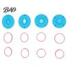 Silicone Tray Base Molds 12Pcs Mini Plate Clay Molds, Earring with Positioning Base, Multi?Shape Miniature Jewelry Cutters for DIY Polymer Earring,