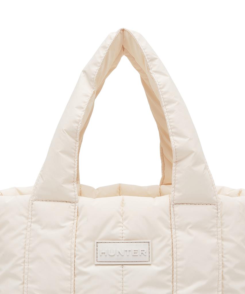 Hunter [Unisex] Intrepid Puffer Mini Tote Bag - White Willow