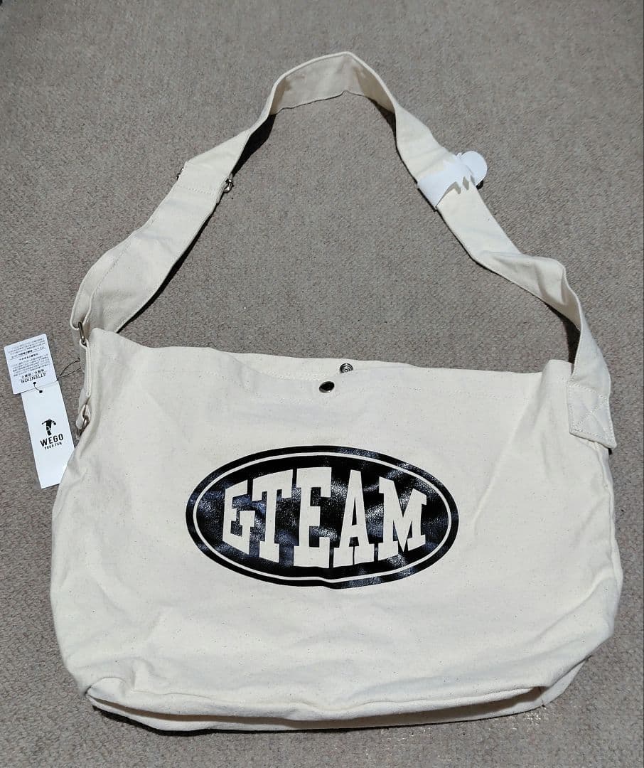 

[USED] &TEAM Entime Big Shoulder Bag, Off-White, WEGO