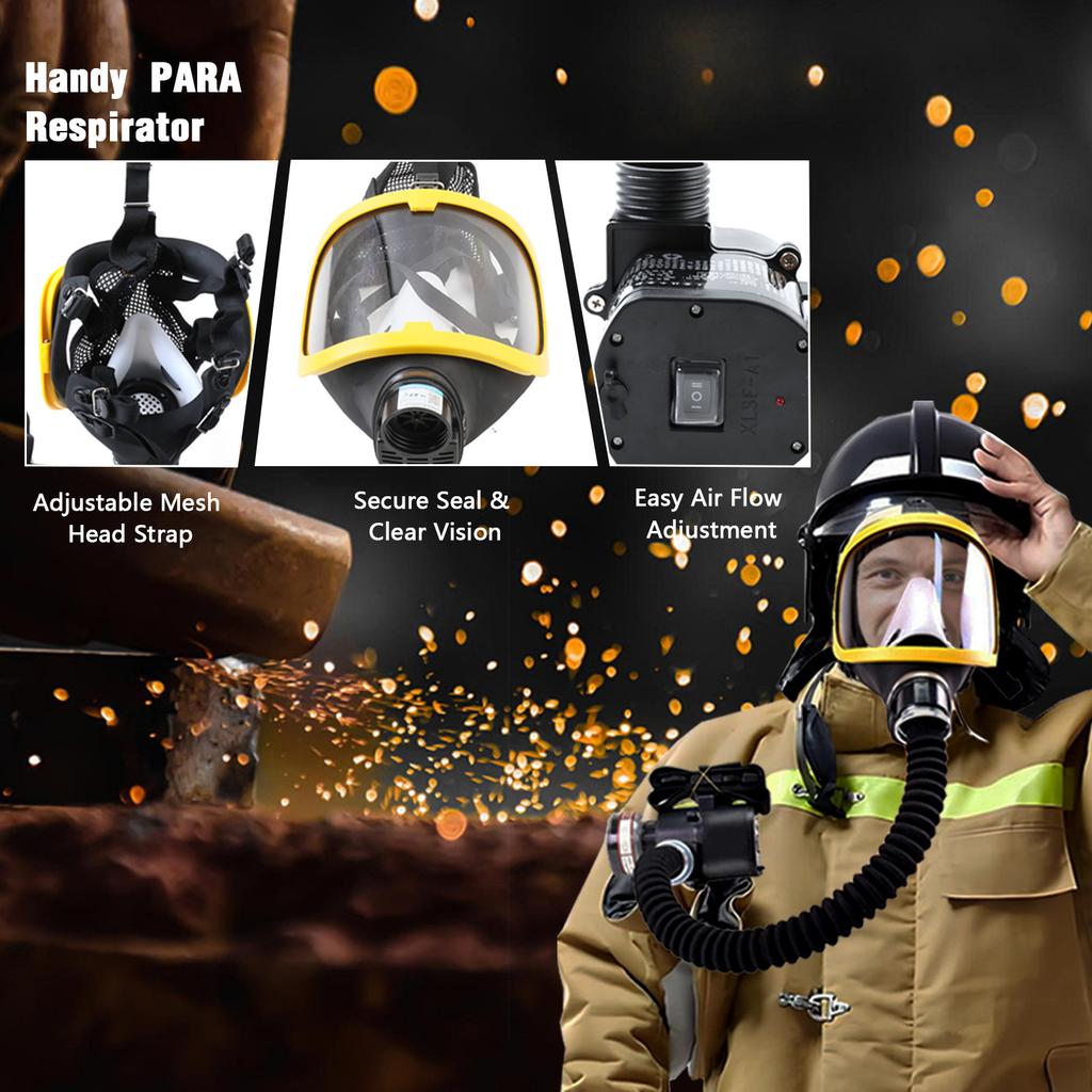 Electric Constant Air Flow Full Face Gas System XLSF-A1 110V-220V Chemical Industrial Painting Spraying Air Supply Respir