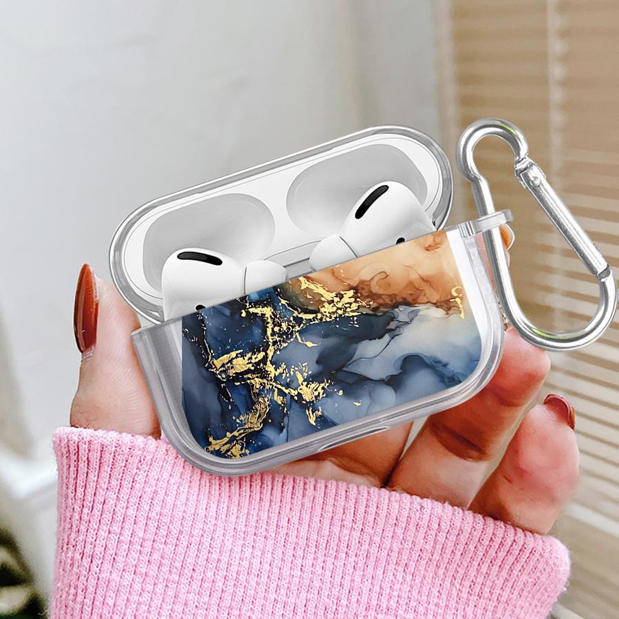 Flower Marble Clear Earphone Cases Cover Case For Airpods 3 Pro 1 Pro3 2 Pro2 4