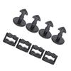 Bumper Towing Eye Hook Cover Clips Turn Lock Insert Kit Tow Bracket Cover Clip