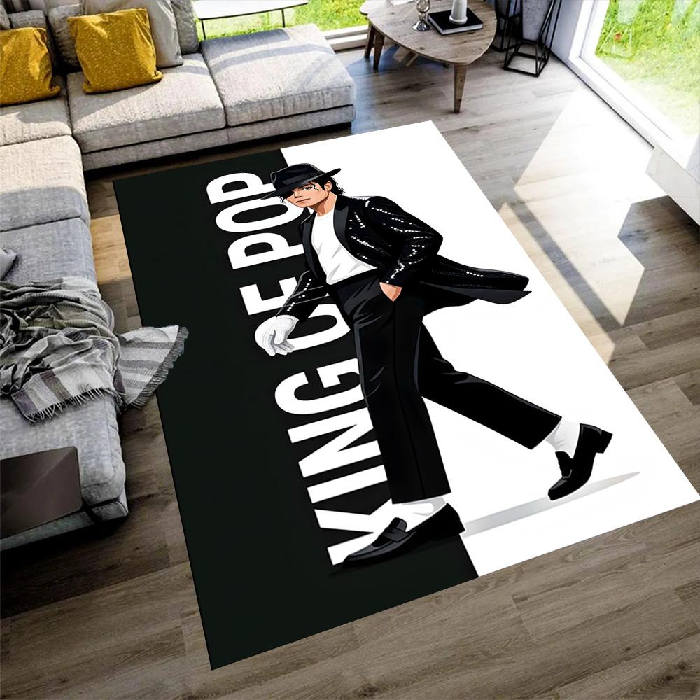 Michael Jackson Legend Carpet Suitable for Dormitory Outdoor Dining Room Study Room Anti-slip Rug Decorate Offices Wedding Party Gift