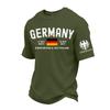Men's Casual Printed Round Neck Short Sleeve T-Shirt, Lightweight and Breathable