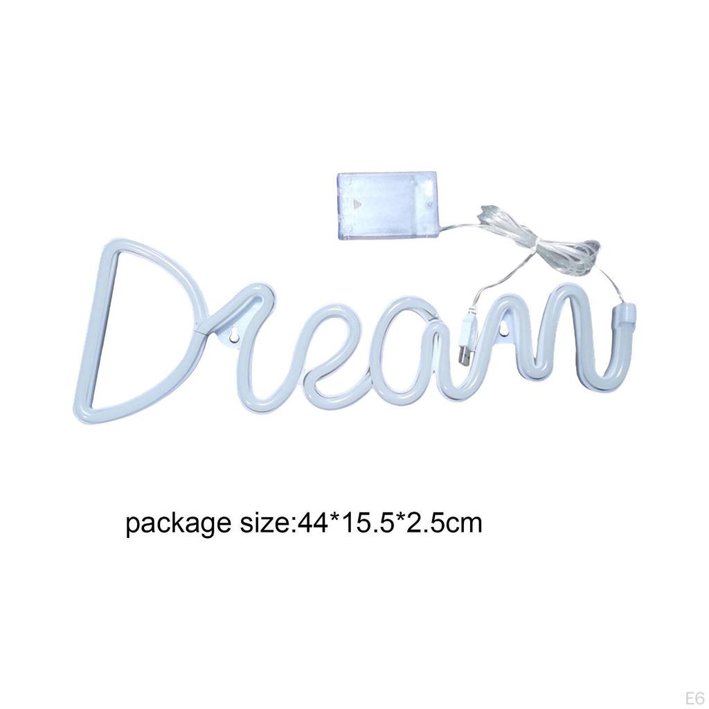LED Sign Light Neon Lights Decor Wall Hanging Nightlight Lamp Fixture Lighting for Home, Dinner,