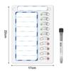 2Pcs/Set Kids Erasable Chore Chart 10 Sliding Buttons Magnetic Stickers Wall Mounted Routine Checklist Task Planning Board Pen