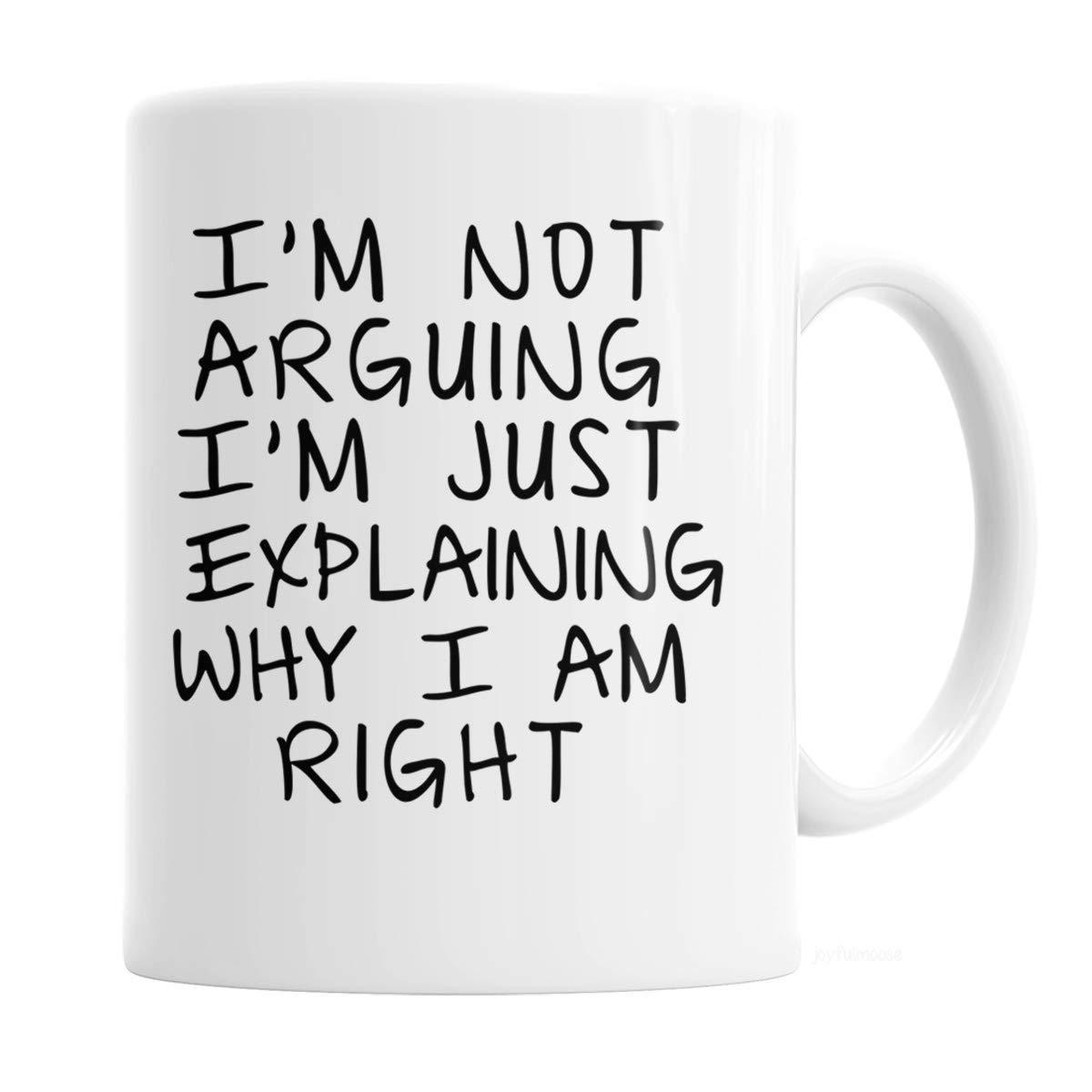 

I M Not Arguing Just Explaining The New Ceramic Coffee Mug 301-400ml