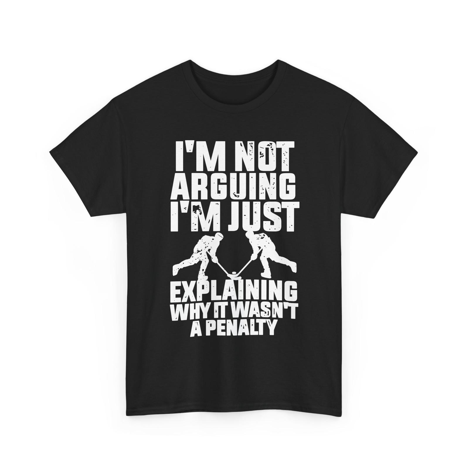 Hockey Player T-Shirt, Arguing Penalty Ice Hockey Lovers Funny Shirt S разноцветный