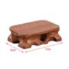 Vintage Wooden Vase Aquarium Table Lamp Teapot Base, Stable Home Decoration Display Stand