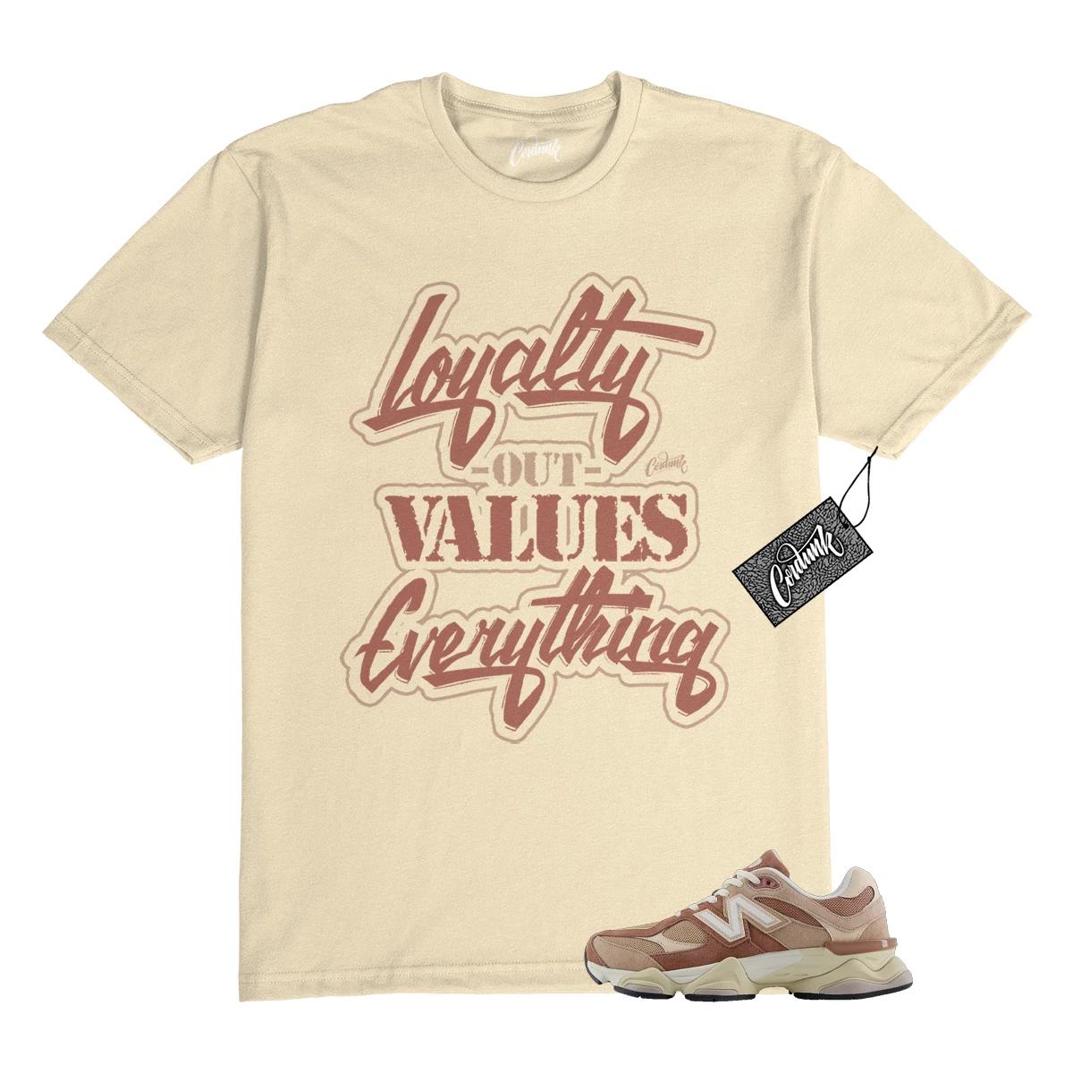 

9060 Sparrow Flat Taupe Vintage Rose T Shirt to Match LYLTY XL