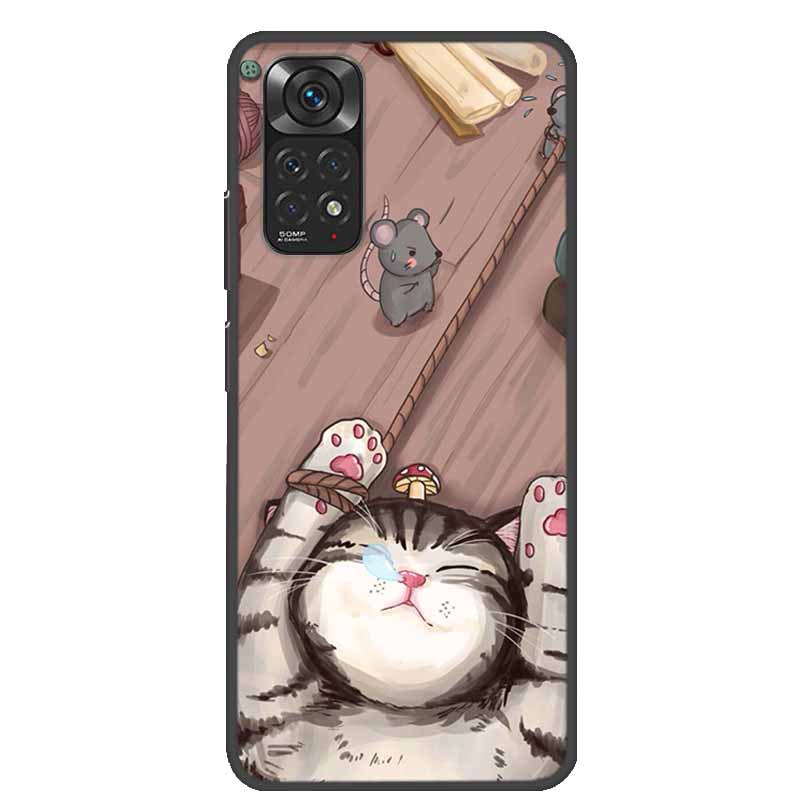 For Redmi Note 11 Cases Note11s Painted Soft TPU Silicone Phone Cases for Xiaomi Redmi Note 11 Pro 5G Cover Coque Note11s 4G Bag