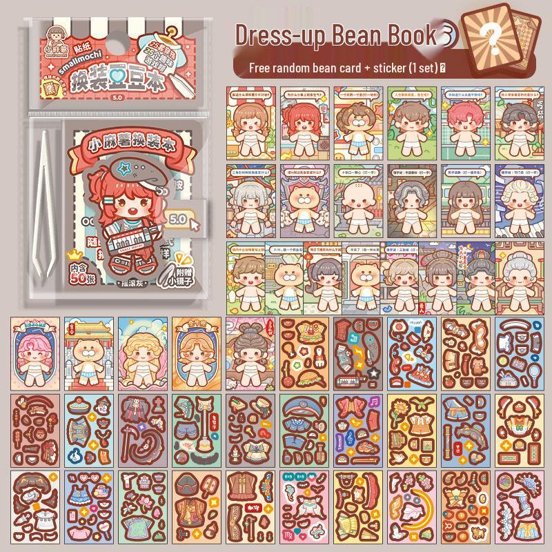 Little Mochi 6.0 Outfit: Complete Children's DIY Miniature Scene Decoration Sticker Set