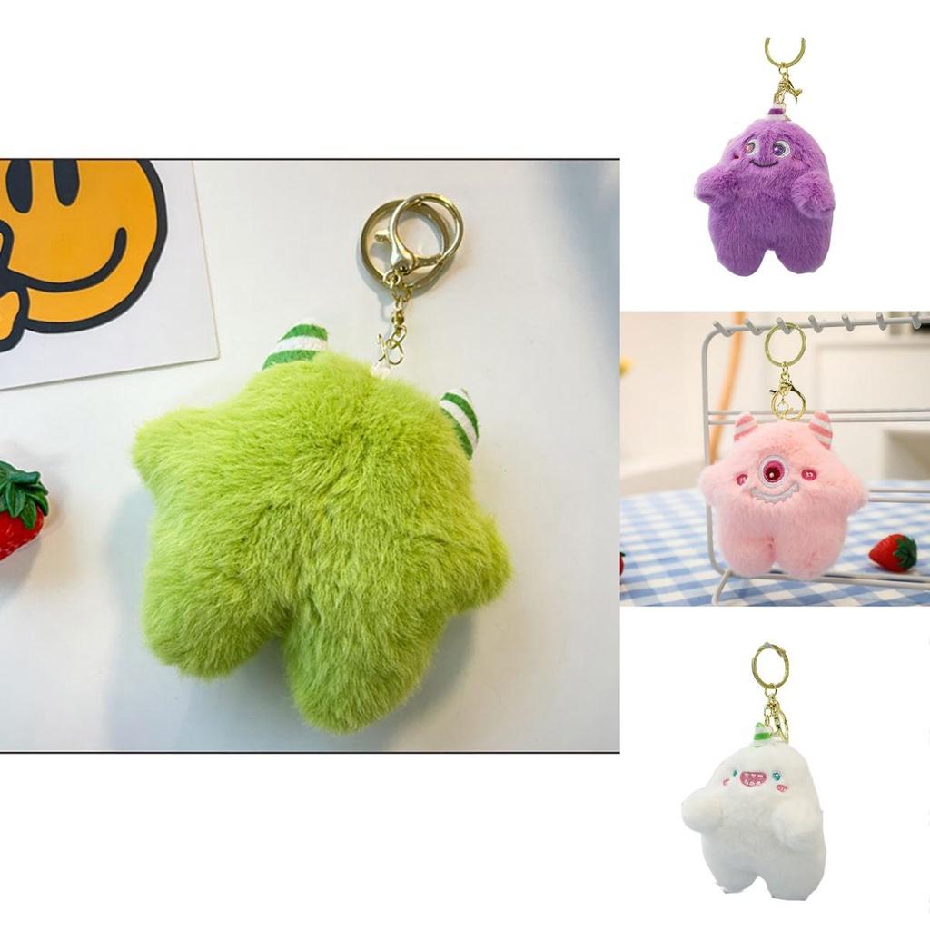Cute Monster Doll Keychain Plush Toy Wholesale Gift For Girls
